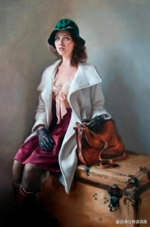 太好色了这位画家,艾米 · 林德画的美女,体态丰盈而妩媚!