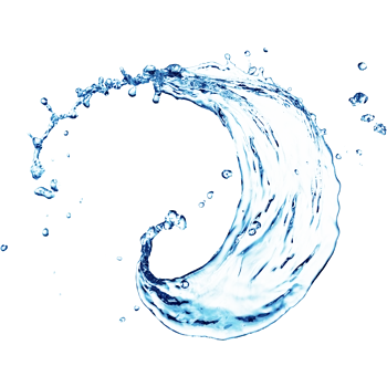 蓝色纯净水水波漩涡