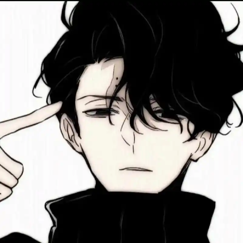 冷调痞帅动漫男头 人山人海人来人往,自尊自爱自由自在