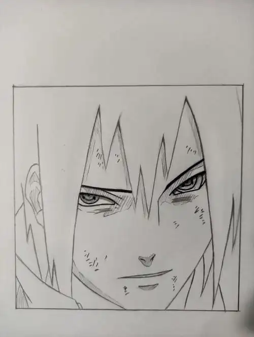 火影忍者绘画佐助简笔画(绘画火影忍者佐助简笔画) -【爱个性】