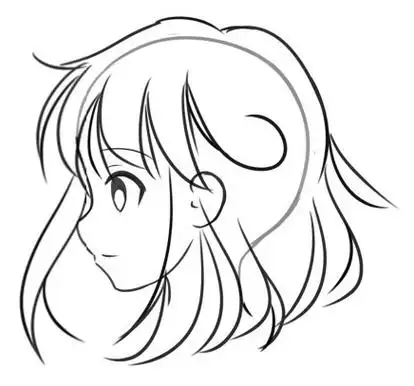 教画侧脸女孩,女生侧脸简笔画图片侧脸怎么画的简笔画侧脸美女图片