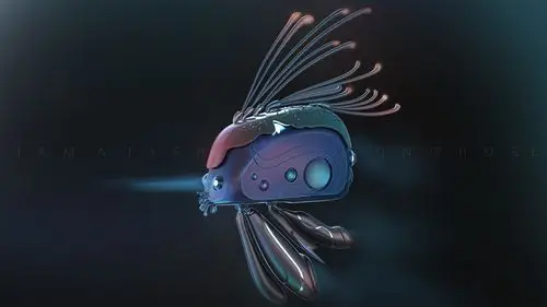 鱼,机械,未来感,科技感,渐变