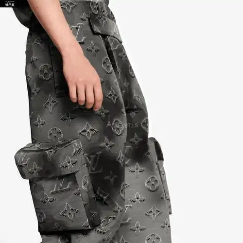 【包邮包税】 lv路易威登 21年春夏 男士 休闲裤 monogram 可拆卸 3d