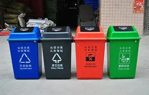 垃圾分类垃圾桶图片(垃圾分类垃圾桶图片简笔画)_竞价网
