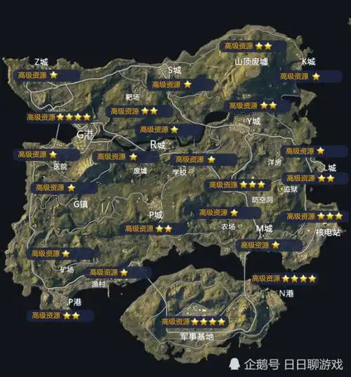 干货刺激战场海岛地图全面分析跳哪里一看便知建议收藏