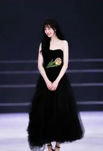 郑爽黑裙仙气活动写真图片15