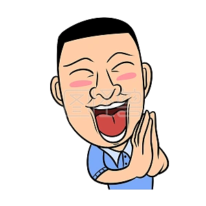 图怪兽原创元素 卡通 愚人节 夸张 表情包