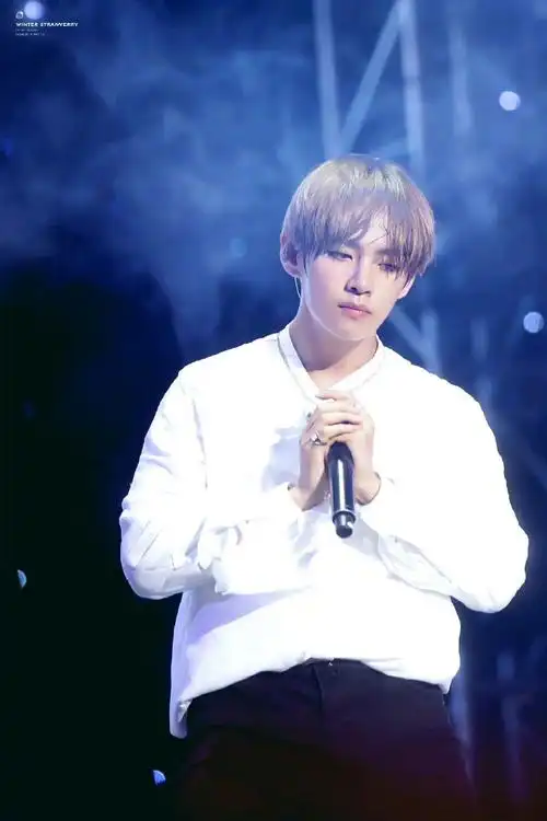 金泰亨#v#金泰亨kpop永一#【那年今日】160609 bts live 花样年华 on