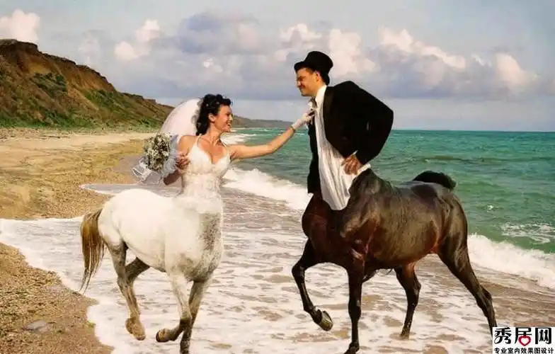 明星创意搞笑婚纱照拍摄图片5款明星甜蜜创意婚纱照拍摄图片欣赏