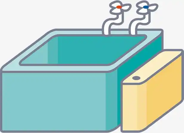 水池png矢量素材-卡通手绘免抠素材-社稷网免抠元素素材图片