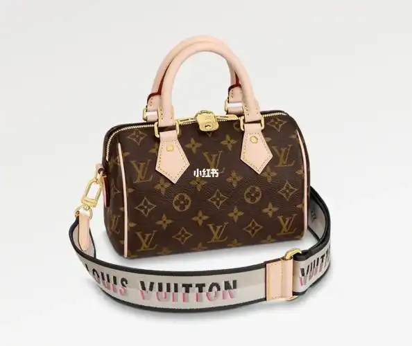 lvspeedy20包包黑色米色