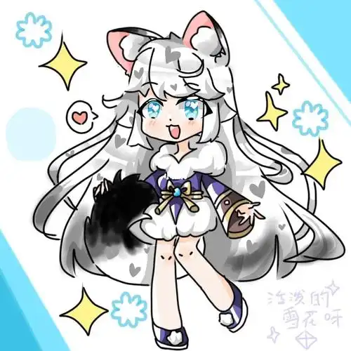 终于有机会再画一次我的雪球球了