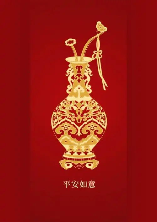 款图案作为《陆金传福》基础图形,这六种吉祥图案寓意人生的六种福德