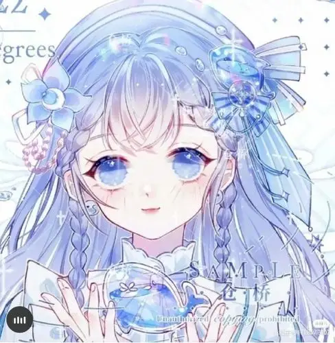 蓝色系头像(三) 番外小剧场-二次元头像背景图-话本小说网