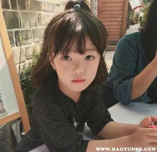 适合四岁女宝宝的短发发型图片大全,4一5岁儿童女发型短头