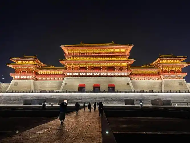 洛阳应天门夜景