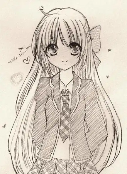 铅笔简笔画卡通可爱