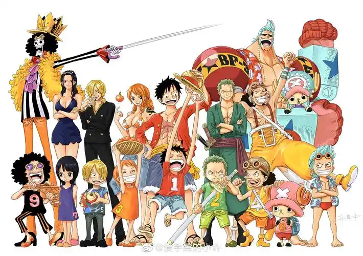 板绘作品-海贼王草帽全员