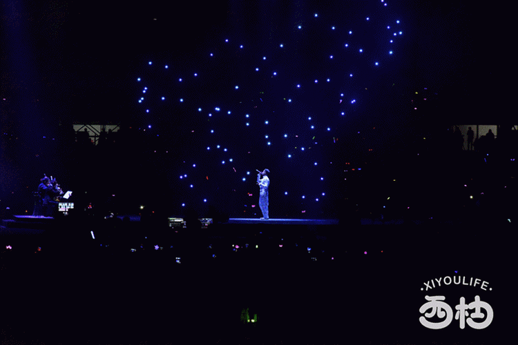 (2017年张学友演唱会现场)(奥林匹克体育馆航拍图@小单单)(奥林匹克