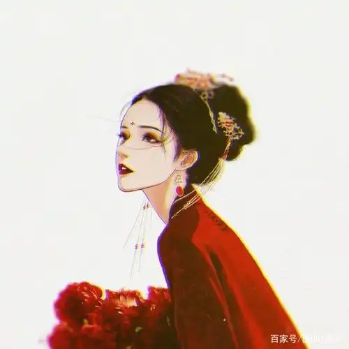 古风嫁衣新娘头像