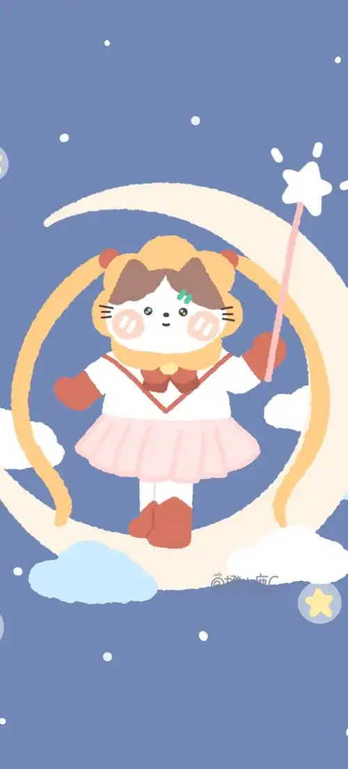 渐变纯色/手绘壁纸/聊天背景/小清新ins/油画插画/锁屏壁纸/可爱套图