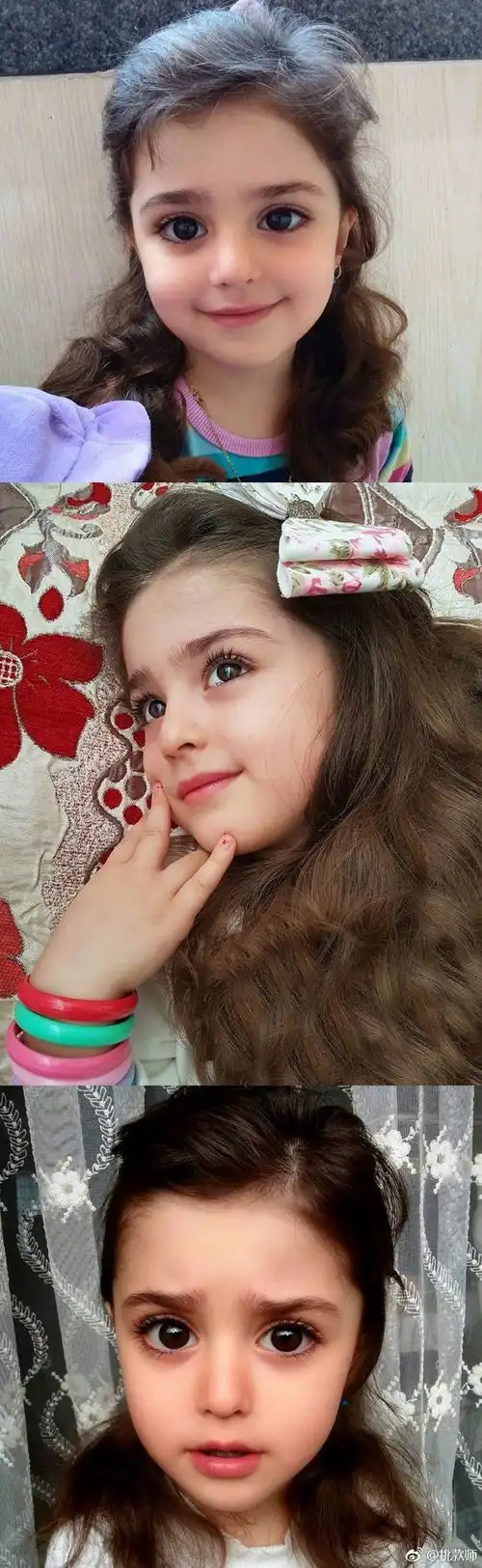 来自伊朗的小可爱 mahdis . 大眼睛太迷人了. 来自挑款师 - 微博