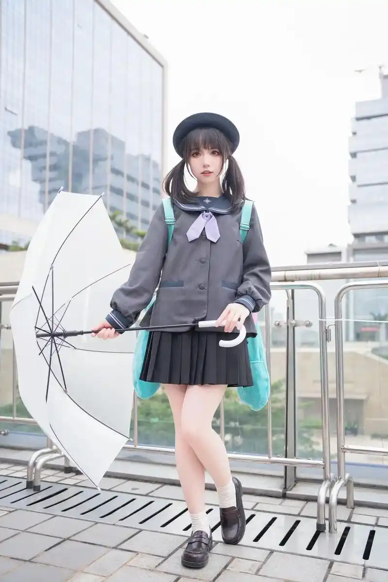 谁能拒绝这样的双马尾呢.#甜系女孩 #jk制服 #好看的小姐 - 抖音