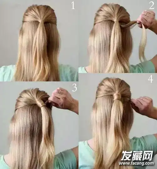 【图】发型没点心机怎么行 diy3款半扎发变气质小公举_编发教程_发藏