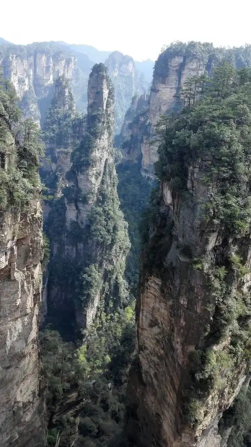 张家界景区,几千座山峰千姿百态,雄伟壮观!