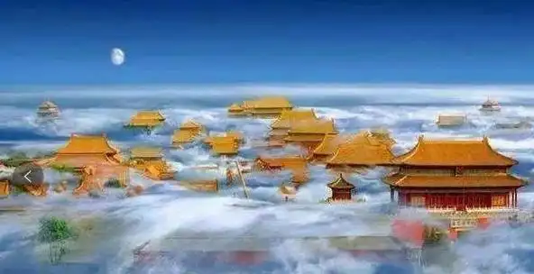 天庭真的存在吗有人在飞机上拍到天宫科学家都无法解释