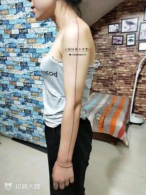 生命线_纹身图案手稿图片_张小丽的纹身作品集