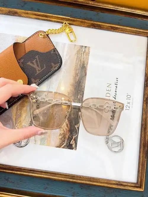 仙气十足的透茶色眼镜来了lv室内外两用镜