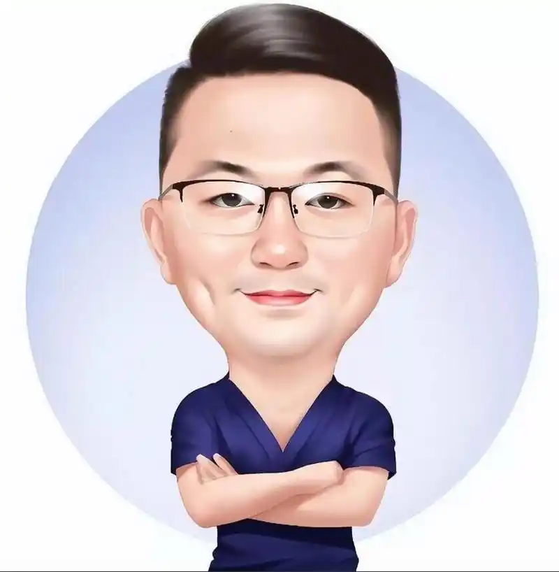 成功人士,老板大叔必备头像,很有老板风范 男士手绘头像夸张生动又