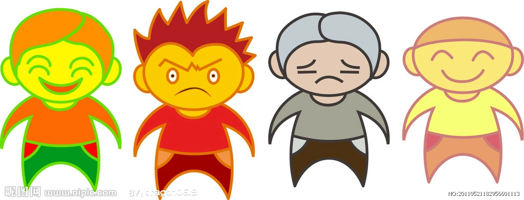 色彩构成喜怒哀乐