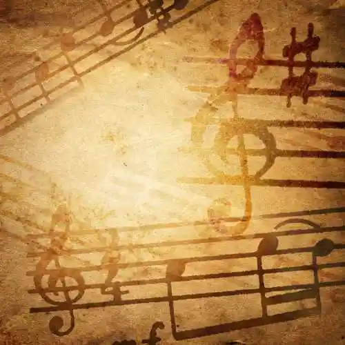 壁纸上的音乐符号