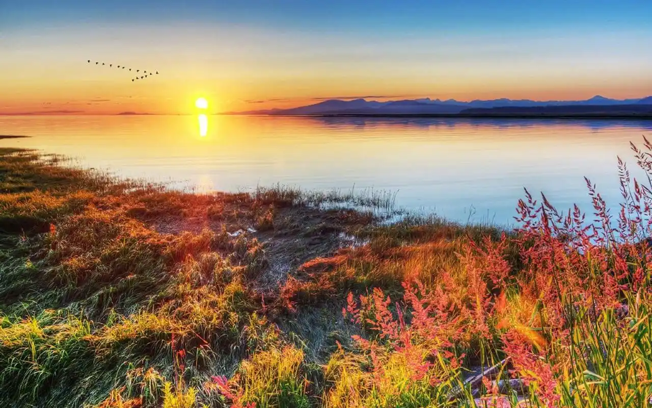 日出美景图片高清电脑壁纸,风景壁纸,唯美,高清,自然风光,日出,绚丽