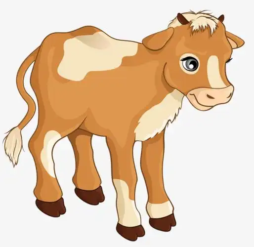 手绘小牛
