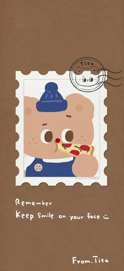 棕色系壁纸棕色壁纸小熊壁纸