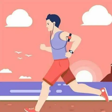 微信跑步头像卡通跑步头像图片大全