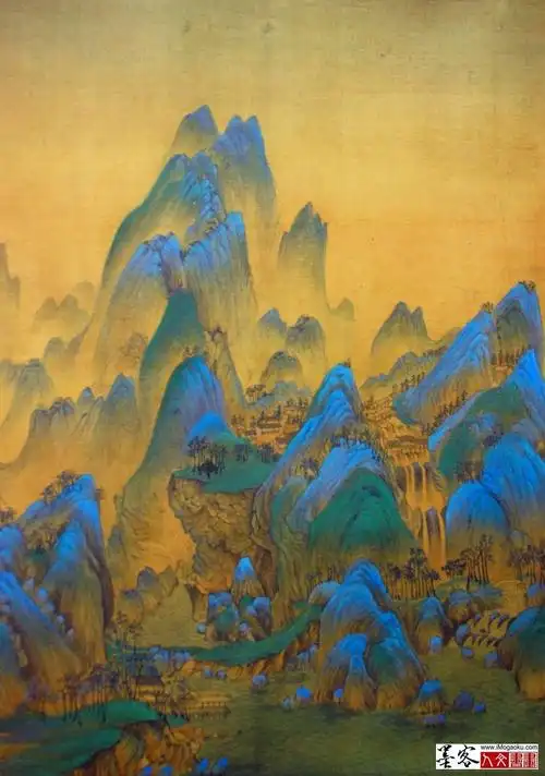 中国十大传世名画之王希孟《千里江山图》