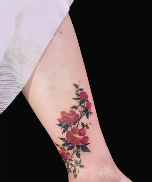 最新山茶花纹身图案合集女 山茶花纹身寓意(9/9)-纹身图片网