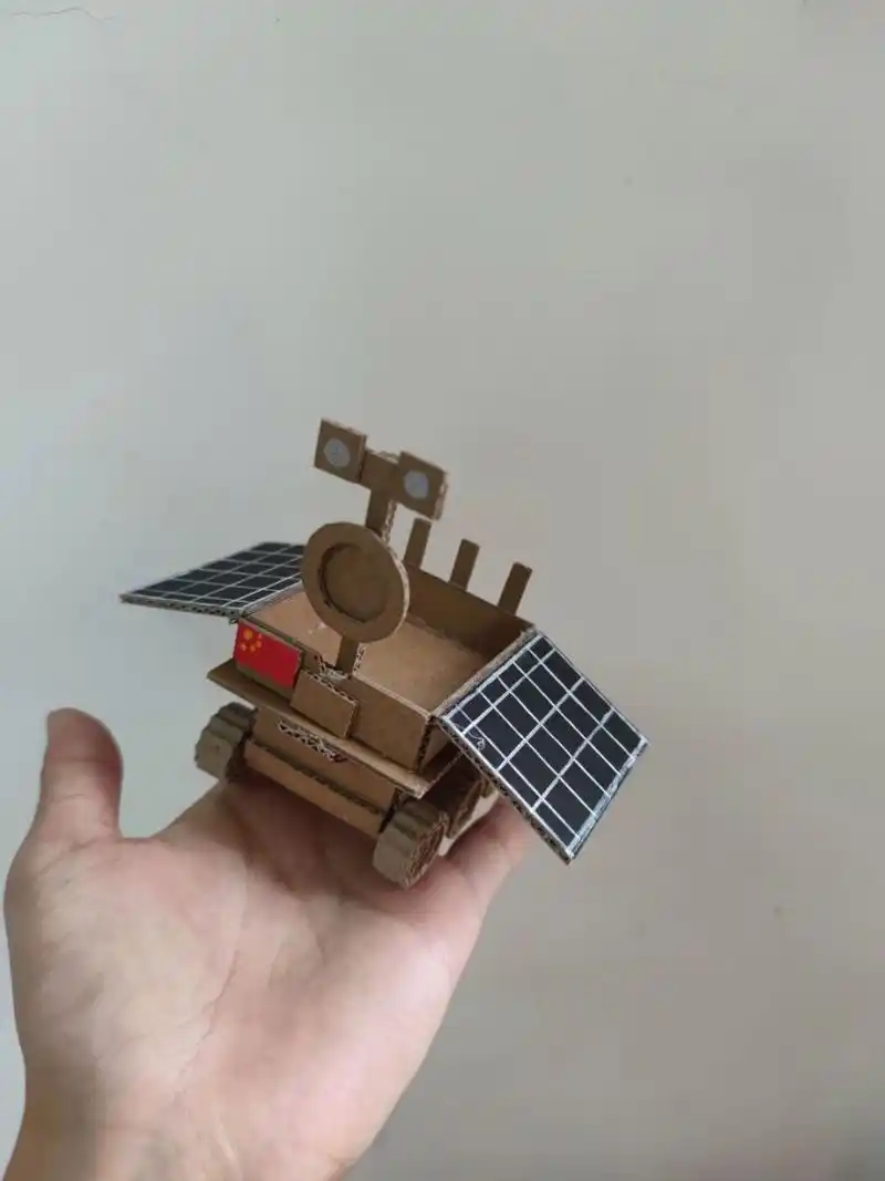 纸板手工,艺术节航天主题精致手作废物利用 纸板手工我国航天史上的