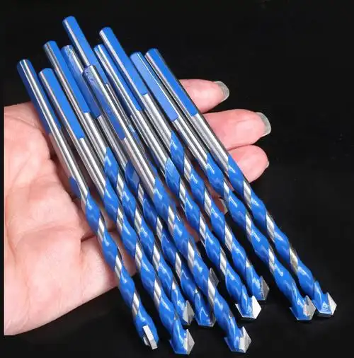 佰森奇瓷砖玻璃陶瓷混凝土水泥钻头681012mm手钻打孔套装电钻三角钻头