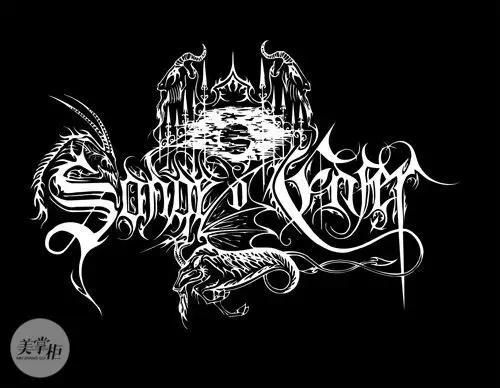 金属乐队logo纹身素材