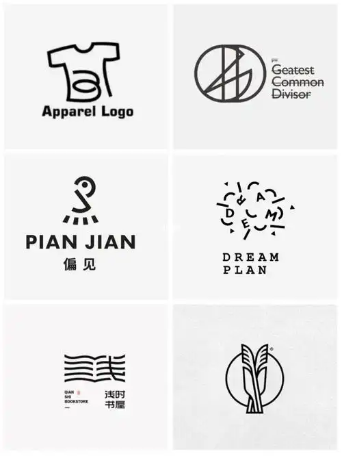 简约图文丨创意图形丨字母logo丨图形logo