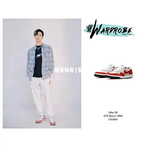 王一博gts滑板子白男子returnsbnike耐克同款运动休闲鞋