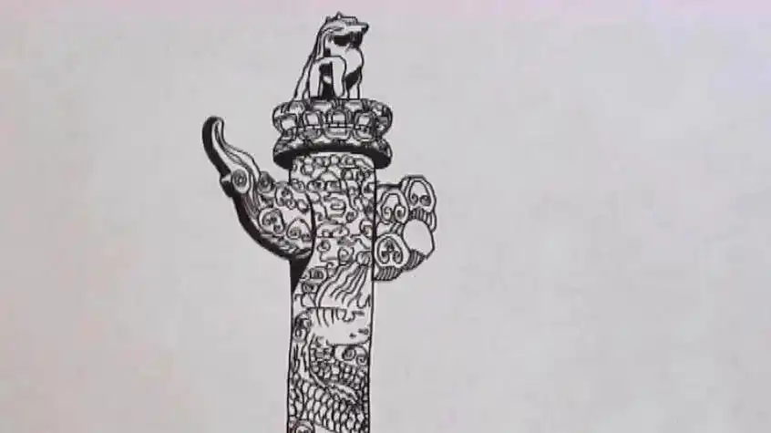 柱子怎么画柱子简笔画简单彩色九龙柱简笔画石雕中华柱儿童画怎么画