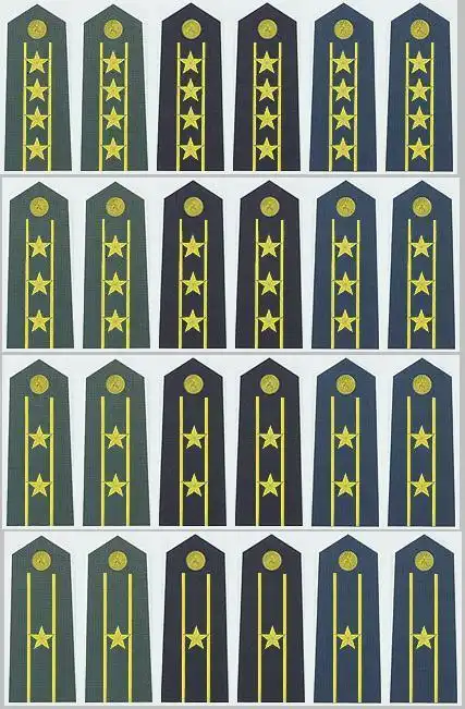 解放军2007式校官军衔肩章