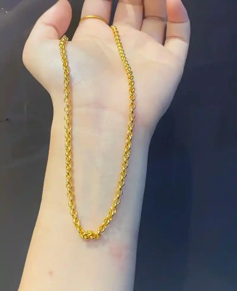 男士项链#黄金项链 #图片仅供参考 #今日金价 406每克 - 抖音
