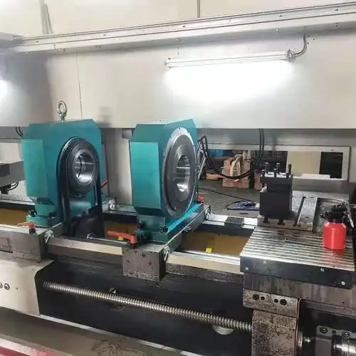 小型小数控车床山东恒兴数控单轴双头车床